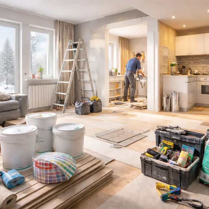 Zimski radovi u stanu - stručno i luksuzno renoviranje bez kompromisa