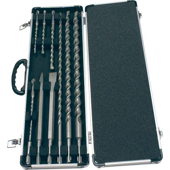 10-delova komplet burgija i dleta Makita D-21191 Komplet burgija i dleta MAKITA Madras doo Beograd