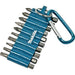10 kom. set biteva sa gumenim držačem (PH,PZ,SL,T) Makita D-65028 Set bitova MAKITA Madras doo Beograd