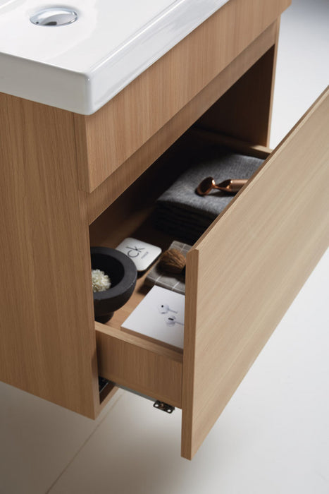 Toaletni ormarić UNILINE LUMA 601BRW sa lavaboom, soft close fioka (UL601BRW)