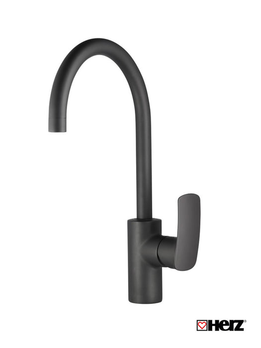HERZ Elite Black baterija za sudoperu crna 00101B