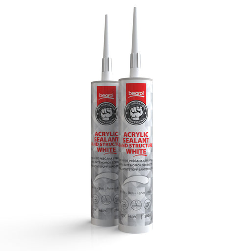 Akrilni kit peščana struktura, 280ml Silikon Beorol Madras doo Beograd