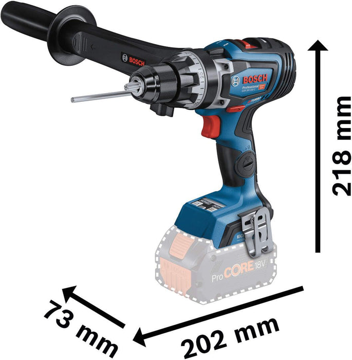 Akumulatorska bušilica - odvrtač Bosch GSR 18V-150 C; 2 x ProCORE 18V 8,0Ah (06019J5005) Aku bušilica - odvrtač BOSCH BOSCH-06019J5005 Madras doo Beograd