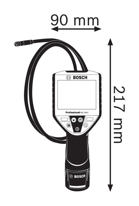 Akumulatorska inspekciona kamera Bosch GIC 120 C Solo bez baterije i punjača L-Boxx (0601241208) Inspekcijska kamera BOSCH BOSCH-0601241208 Madras doo Beograd