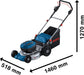 Akumulatorska kosilica za travu Bosch GRA 18V2-46 Professional Solo (06008C8000) Aku kosilica BOSCH Madras doo Beograd