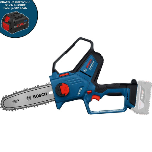 Akumulatorska lančana testera Bosch GKE 18V-20 Professional Solo bez baterije i punjača (06008D7100) Aku lančana testera BOSCH Madras doo Beograd