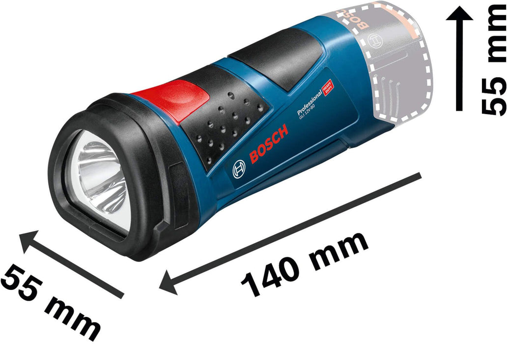 Akumulatorska led lampa Solo Bosch GLI 12V-80 Solo; bez baterije i punjača (0601437V00) Aku lampa - reflektor BOSCH BOSCH-0601437V00 Madras doo Beograd