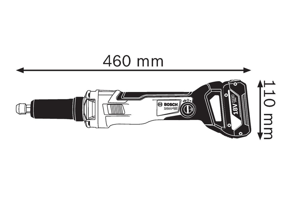 Akumulatorska ravna-čeona brusilica Solo Bosch GGS 18V-23 LC; bez baterije i punjača; L-Boxx (0601229100) Aku ravna čeona brusilica BOSCH BOSCH-0601229100 Madras doo Beograd