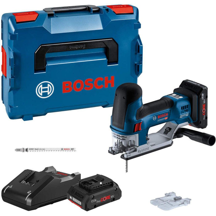 Akumulatorska ubodna testera Bosch GST 18V-155 SC; 2 x ProCORE 18V 4,0Ah u L-Boxx koferu (06015B0002) Aku ubodna testera BOSCH BOSCH-06015B0002 Madras doo Beograd