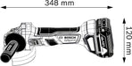 Akumulatorska ugaona brusilica Bosch GWS 180-Li; 2x4,0Ah; 125mm; kofer (06019H9021) Aku ugaona brusilica BOSCH BOSCH-06019H9021 Madras doo Beograd