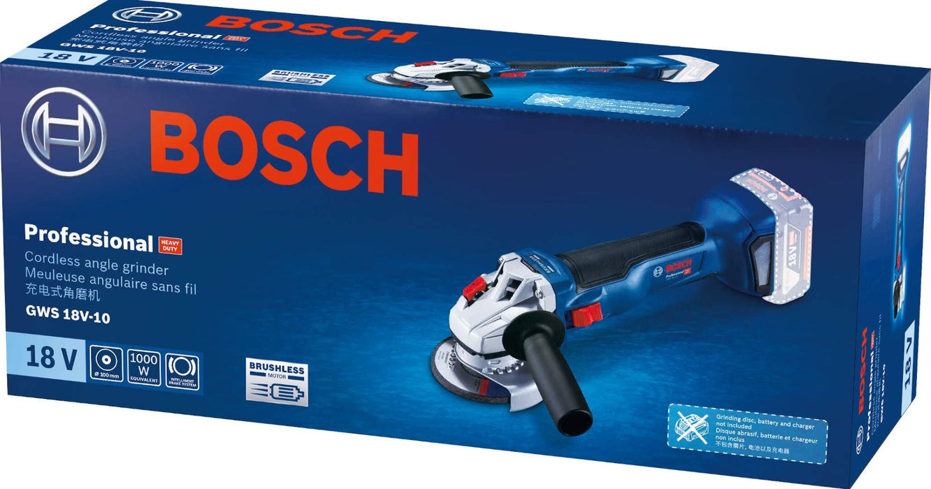 Akumulatorska ugaona brusilica Solo Bosch GWS 18V-10; 115mm; bez baterije i punjača (06019J4000) Aku ugaona brusilica BOSCH BOSCH-06019J4000 Madras doo Beograd