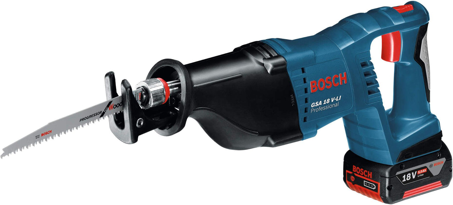 Akumulatorska univerzalna testera-recipro Bosch GSA 18 V-LI; 2x5,0Ah; L-Boxx + 20-delni set listova univerzalne testere (060164J00B) Aku univerzalna - recipro testera BOSCH BOSCH-060164J00B Madras doo Beograd