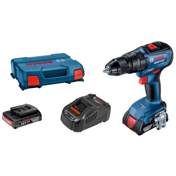 Akumulatorska vibraciona bušilica - odvrtač Bosch GSB 18V-50; 1x2,0 Ah; 1x5,0Ah (06019H5103) Aku vibraciona bušilica - odvrtač BOSCH Madras doo Beograd