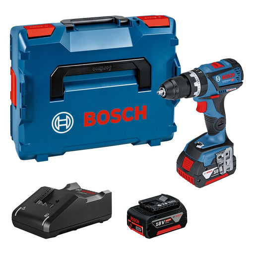 Akumulatorska vibraciona bušilica - odvrtač Bosch GSB 18V-60 C; 2 x 5,0 Ah + kofer (06019G210B) Aku vibraciona bušilica - odvrtač BOSCH BOSCH-06019G210B Madras doo Beograd