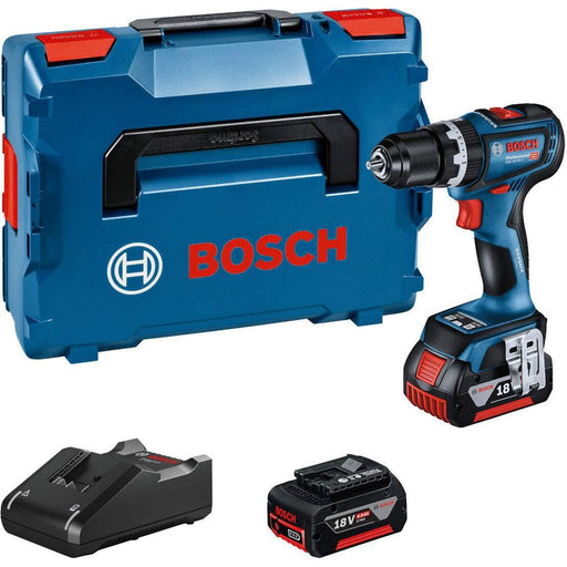 Akumulatorska vibraciona bušilica - odvrtač Bosch GSB 18V-90 C; 2x4,0Ah; L-Boxx (06019K6103) Aku vibraciona bušilica - odvrtač BOSCH BOSCH-06019K6103 Madras doo Beograd