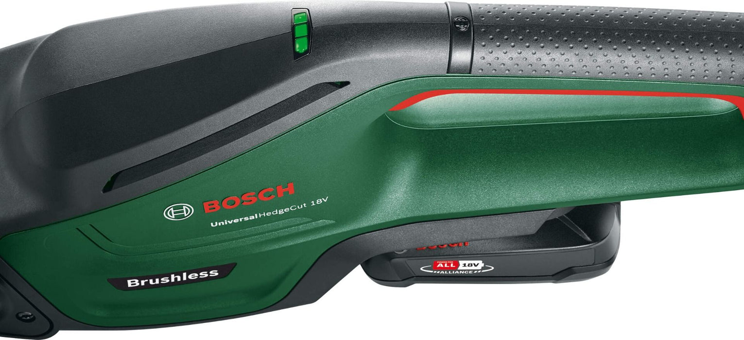 Akumulatorske makaze za živu ogradu Bosch UniversalHedgecut 18V-55 1x2,5 Ah (0600849J01) Aku makaze za živu ogradu BOSCH BOSCH-0600849J01 Madras doo Beograd