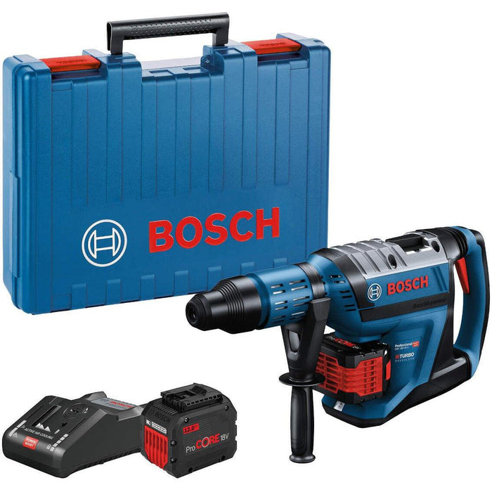 Akumulatorski elektro-pneumatski čekić Bosch GBH 18V-45 C 18V; 2 x ProCORE 12,0 Ah (0611913002) Aku SDS Max bušilica štemarica BOSCH BOSCH-0611913002 Madras doo Beograd