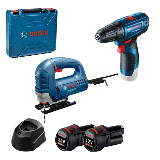 Akumulatorski set Bosch GSR 120-Li Bosch GST 8000E; 12V; 2x2,0 Ah + kofer (0615990M8N) Aku set alata BOSCH BOSCH-0615990M8N Madras doo Beograd