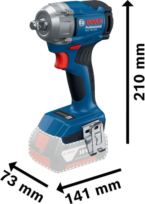 Akumulatorski udarni odvrtač Bosch GDS 18V-350 Solo (06019M5020) Aku udarni odvrtač BOSCH Madras doo Beograd