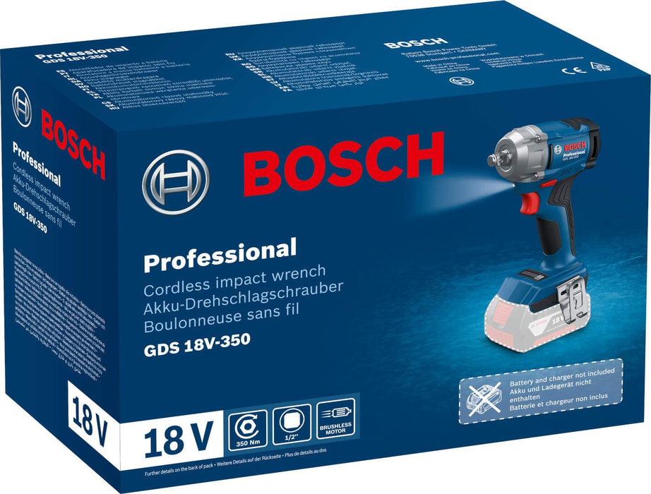 Akumulatorski udarni odvrtač Bosch GDS 18V-350 Solo (06019M5020) Aku udarni odvrtač BOSCH Madras doo Beograd