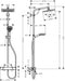 Baterija sa usponskim tušem HANSGROHE CROMETTA E 240 (HG27271000) Termostatske baterije Hansgrohe HG27271000 Madras doo Beograd