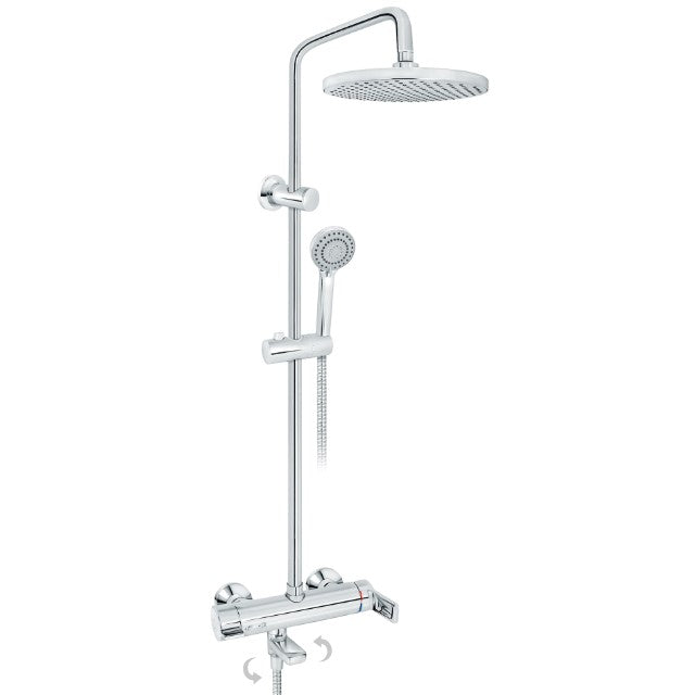 BATERIJA USPONSKA SA IZLIVOM ZA KADU ILI KABINU ROSAN JB37351 Baterije sa usponskim tušem Rosan Madras doo Beograd