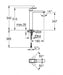 Baterija za lavabo GROHE EUROCUBE XL (23406000) Baterije za lavabo Grohe Madras doo Beograd