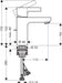 Baterija za lavabo HANSGROHE METRIS S (31060000) Baterije za lavabo Hansgrohe Madras doo Beograd
