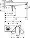 Baterija za lavabo HANSGROHE TALIS E (71734000) Baterije za lavabo Hansgrohe Madras doo Beograd
