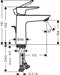 Baterija za lavabo HG TALIS E 110 (71710990) Baterije za lavabo Hansgrohe Madras doo Beograd