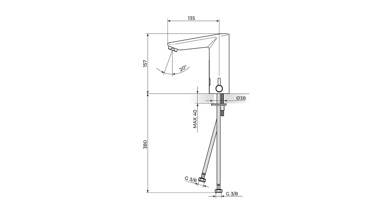 Baterija za lavabo senzorska-baterija AS301100 ROSAN Senzorske baterije Rosan Madras doo Beograd