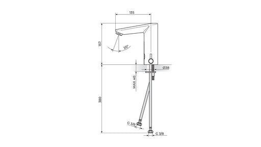 Baterija za lavabo senzorska-baterija AS301100 ROSAN Senzorske baterije Rosan Madras doo Beograd