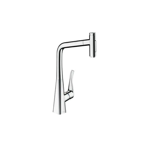 BATERIJA ZA SUDOPERU METRIS M71 SA TUŠEM S BOX HANSGROHE Baterije za sudoperu Hansgrohe Madras doo Beograd