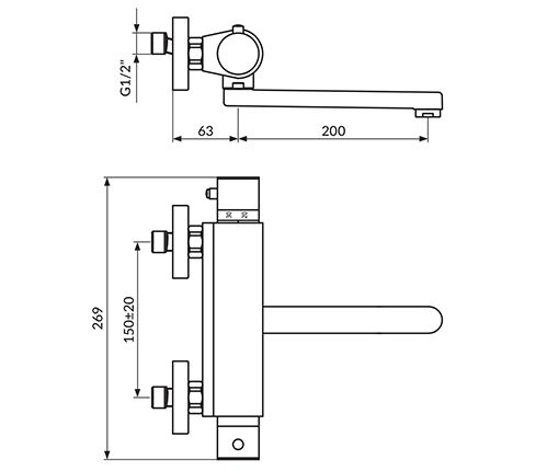 BATERIJA ZA SUDOPERU THERMO2 – ROSAN JT32120 Baterije za sudoperu Rosan 0120346000 Madras doo Beograd