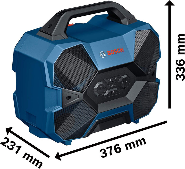 Bluetooth zvučnik Bosch GPB 18V-6 SC Solo bez baterije i punjača (06014A6000) Aku bluetooth zvučnik BOSCH Madras doo Beograd