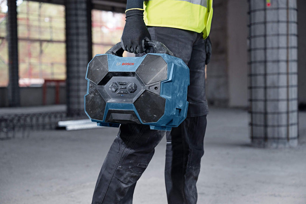 Bluetooth zvučnik Bosch GPB 18V-6 SC Solo bez baterije i punjača (06014A6000) Aku bluetooth zvučnik BOSCH Madras doo Beograd