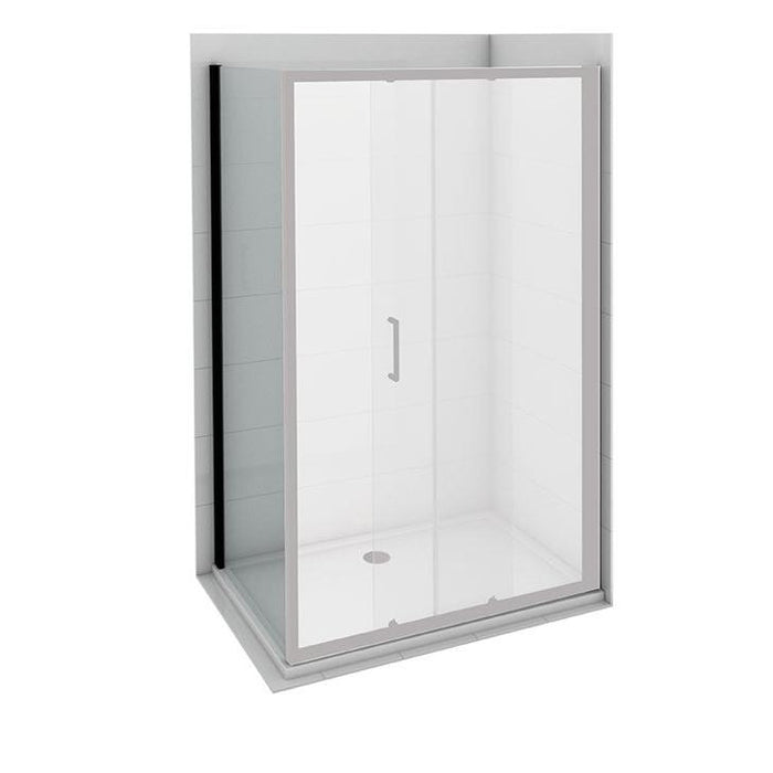 Bočno staklo COPEN ATLAS BLACK 700x1950 transparentno staklo 6mm crni mat ram Bočna stakla Copen Madras doo Beograd