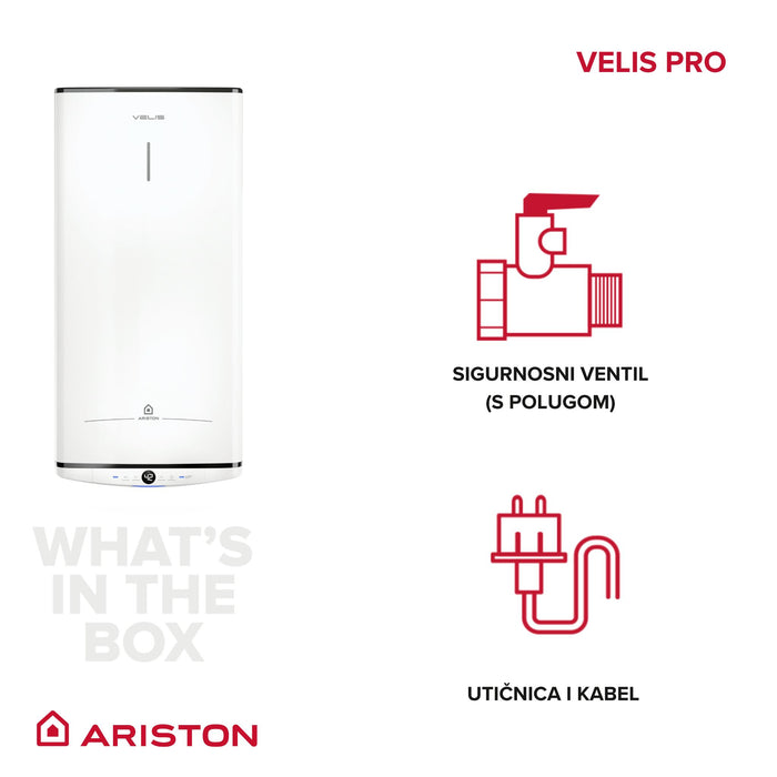 BOJLER 50L ARISTON VELIS PRO EU 3626135 Standardni bojleri Ariston Madras doo Beograd