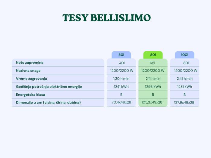 Bojler TESY Bellislimo GCR 80L (304552) Standardni bojleri Tesy Madras doo Beograd