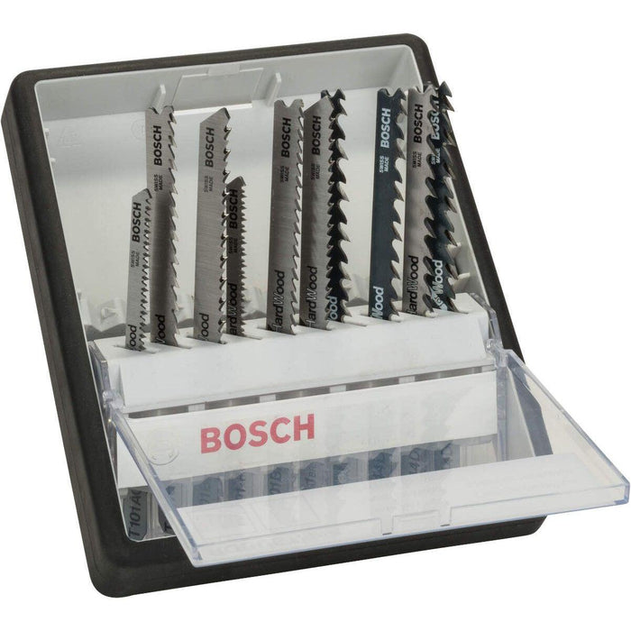Bosch 10-delni Robust Line set listova ubodne testere Wood Expert T-prihvat T 101 AO; T 101 B; T 101 BR; T 101 AOF; T 101 BF; T 101 BRF; T 244 D; T 144 D; T 144 DF; T 144 DP - 2607010540 List ubodne testere BOSCH Madras doo Beograd