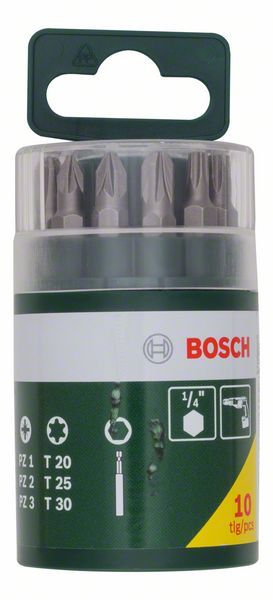 Bosch 10-delni set bitova (2607019452) Set bitova BOSCH BOSCH-2607019452 Madras doo Beograd