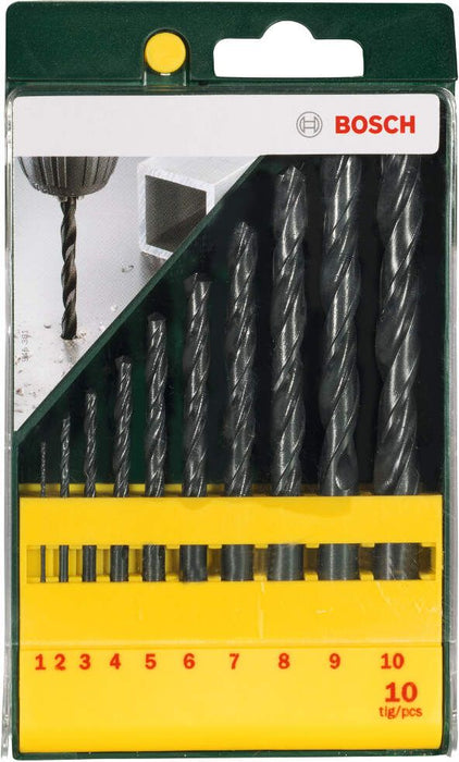 Bosch 10-delni set HSS-R burgija za metal (2607019442) Set burgija za metal BOSCH Madras doo Beograd
