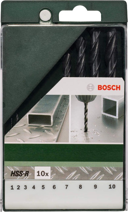 Bosch 10-delni set HSS-R burgija za metal (2609255030) Set burgija za metal BOSCH BOSCH-2609255030 Madras doo Beograd