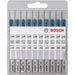 Bosch 10-delni set listova ubodne testere Basic for Metal T 218 A (2x); T 118 G (2x); T 118 A (3x); T 118 B (3x) - 2607010631 Set listova za ubodnu testeru BOSCH BOSCH-2607010631 Madras doo Beograd