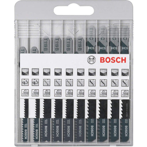 Bosch 10-delni set listova ubodne testere Basic for Wood T 119 BO (2x); T 119 B (4x); T 111 C (4x) - 2607010629 Set listova za ubodnu testeru BOSCH BOSCH-2607010629 Madras doo Beograd