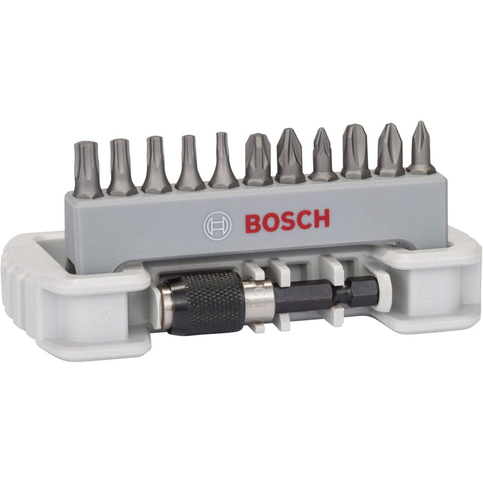 Bosch 11-delni set bitova odvrtača sa držačem bitova PH1; PH2; PH3; PZ1; PZ2; PZ3; T10; T15; T20; T25; T30; 25 mm (2608522129) Set bitova BOSCH BOSCH-2608522129 Madras doo Beograd