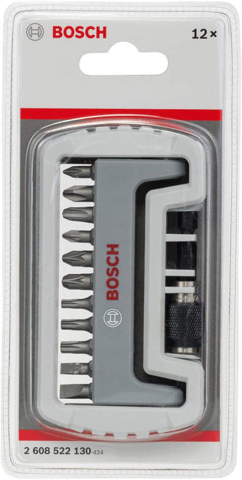 Bosch 11-delni set bitova odvrtača sa držačem bitova PH1; PH2; PH3; PZ1; PZ2; PZ3; T15; T20; T25; S0,6x4,5; S0,8x5,5; 25 mm (2608522130) Set bitova BOSCH BOSCH-2608522130 Madras doo Beograd