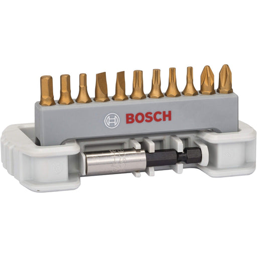 Bosch 11-delni set bitova odvrtača sa držačem bitova PH2; PZ2; T10; T15; T20; T25; S0,6x4,5; S0,8x5,5; HEX3; HEX4; HEX5; 25 mm - 2608522134 Set bitova BOSCH BOSCH-2608522134 Madras doo Beograd