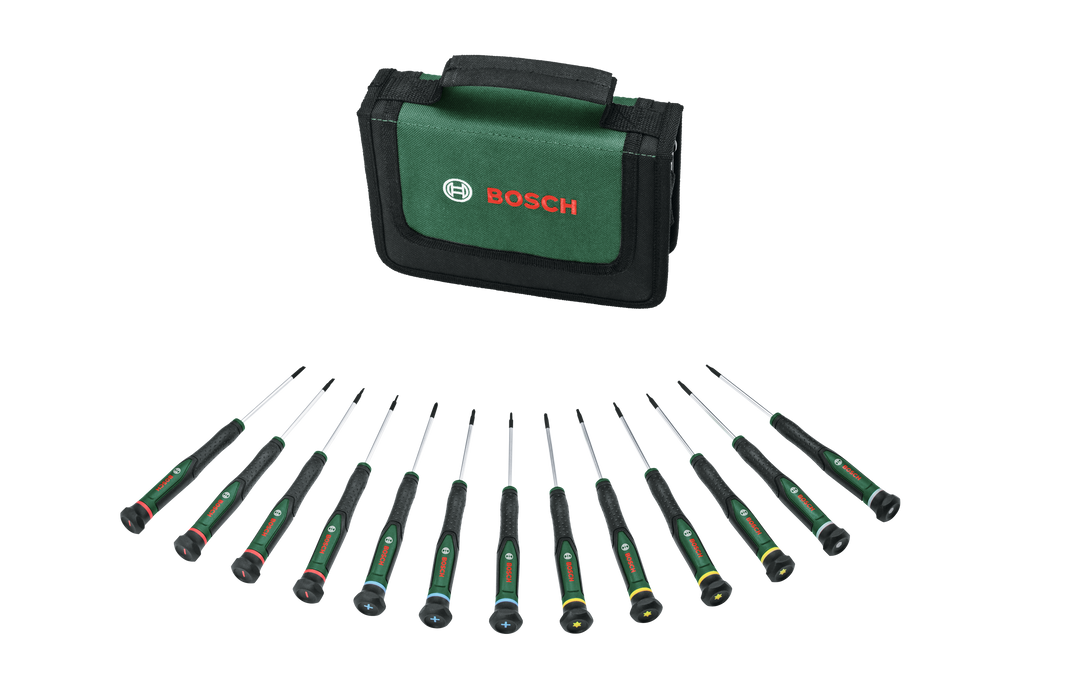 BOSCH 13-delni set preciznih odvrtača - Odvrtač - Precision Screwdriver Set 12-P (1600A02Z9N) Madras doo Beograd Madras doo Beograd