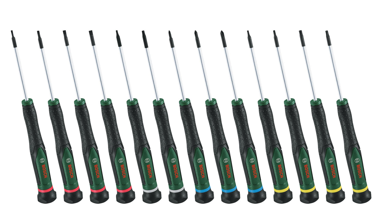 BOSCH 13-delni set preciznih odvrtača - Odvrtač - Precision Screwdriver Set 12-P (1600A02Z9N) Madras doo Beograd Madras doo Beograd